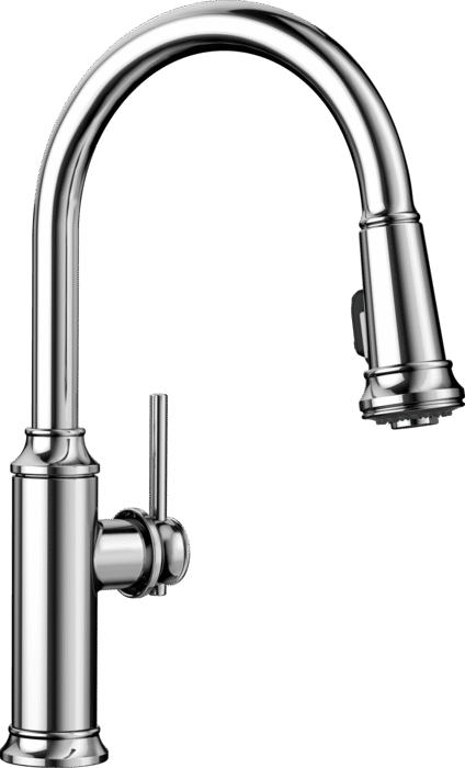 Blanco Empressa High-Arc Pull-Down Dual-Spray Kitchen Faucet 2