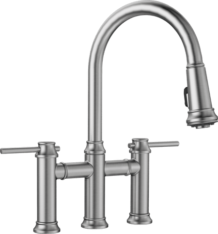 Blanco Empressa Pull-Down Bridge Kitchen Faucet 3