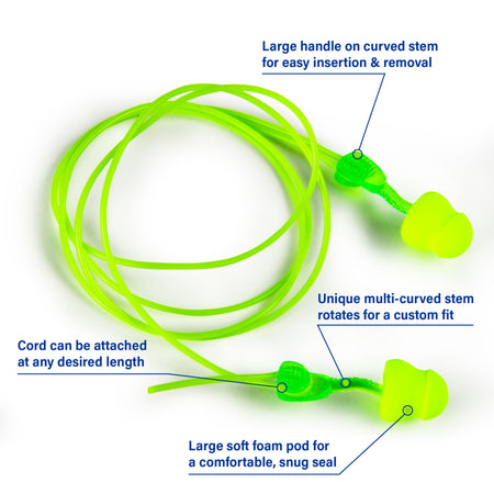 Moldex w/cord Glide Ear plugs 2