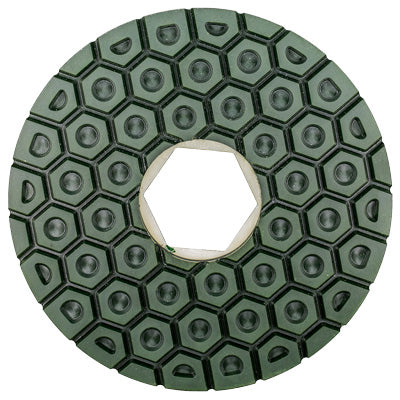 Diamax Cyclone Straight Edge Snail Lock Wheel, 50-3000 Grit 4-5in 2