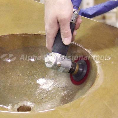 Alpha Tools AIR-300 Mini Pneumatic Polisher 5/8"-11 2