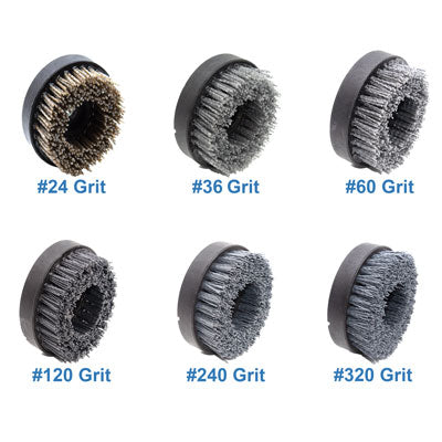 Alpha Tools Antique Brush Wheels – 4" & 5" (#24–#320 Grit) 2