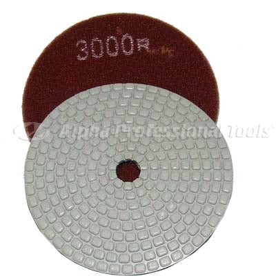 Alpha Ceramica Dry Diamond Polishing Pads – 4" | 60–3000 Grit & Kit 1