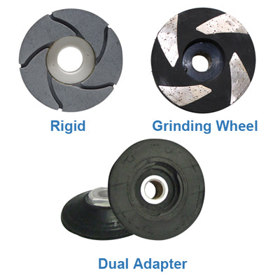Alpha Tools 3" Dual Adapter 5/8"-11 for Polishing Pads 2