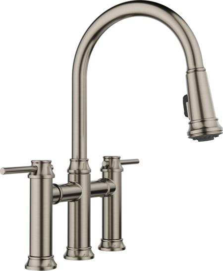 Blanco Empressa Pull-Down Bridge Kitchen Faucet 6
