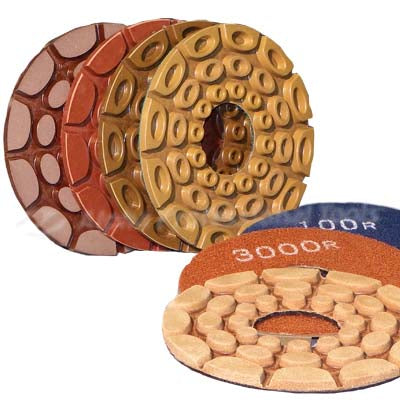 Alpha Twincur GEM-V 5" Diamond Polishing Pads 1