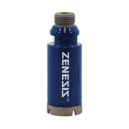 Zenesis 8.5mm Thin-Wall Core Bit for stone and porcelain with 1/2" gas connection, durable tool for precise drilling. 2