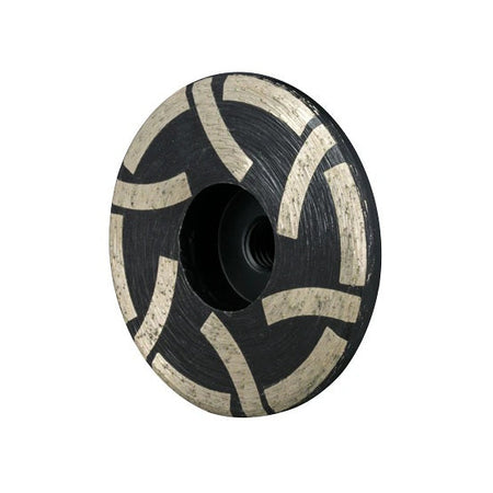 Diamax- 4" Flat Resin Cup Wheel No Water Channel Medium