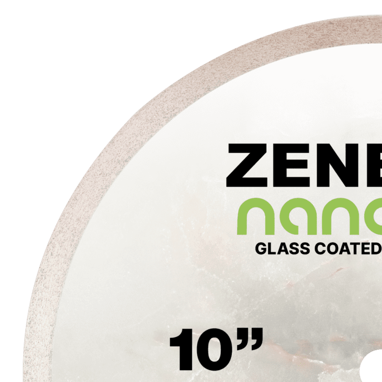 Zenesis Nano Wet Diamond Blade, 7 to 10 inches, for cutting hard materials in construction and tile work. 2