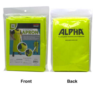 Alpha Waterproof Aprons – Sleeveless X-Large & Long-Sleeved Small 3