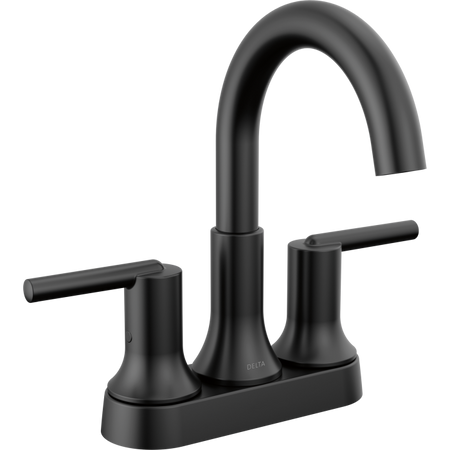 Delta Trinsic Bathroom Faucet 2559 Series – Matte Black & Champagne Bronze Finish 1