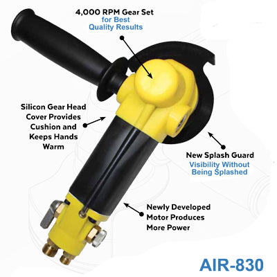 Alpha Tools AIR-830 Pneumatic Polisher 5/8"-11 2