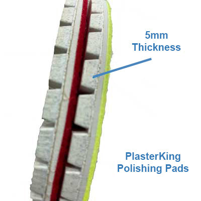 Alpha PlasterKing Diamond Polishing Pads – 7" & 9" x 5mm | 50 & 100 Grit 2
