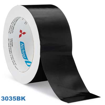Alpha G-Tape™ 3035BK Black Adhesive Tape – 2″, 3″ & 4″ x 65′ Rolls 1