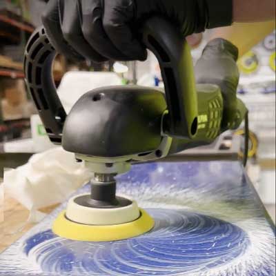 Alpha Tools BMP-700 Var. Speed Rotary Pol. 5/8"-11 120V 2