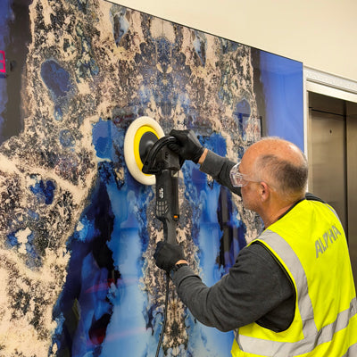 Alpha Tools BMP-700 Var. Speed Rotary Pol. 5/8"-11 120V 3