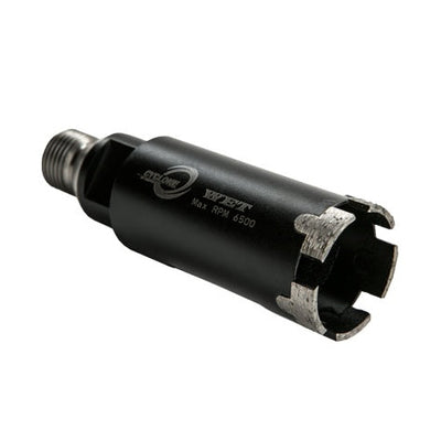 Diamax-1/4" Cyclone Reverse-CNC Non-Core Bit with Water Hole, 1/2 gas