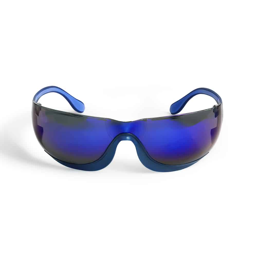 Moldex Safety Glasses Blue Temples Blue Soft Grip Rails 1