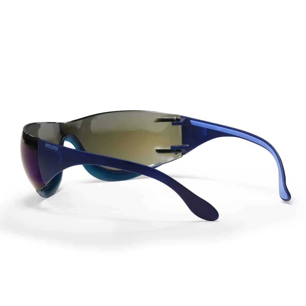 Moldex Safety Glasses Blue Temples Blue Soft Grip Rails 2