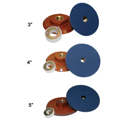 Alpha Rigid Backer Pads – 3", 4", 5" | 5/8"-11, M14, M16 Mount 2
