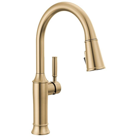 Delta 9184-CZ-PR-DST Pull-Down Kitchen Faucet – Champagne Bronze Finish