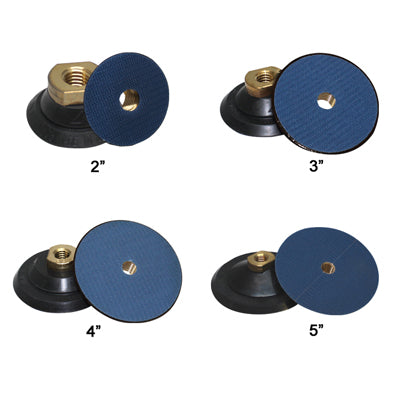 Alpha Flexible Backer Pads – 2"–5" | 5/8"-11, M14, M16 Mount 3
