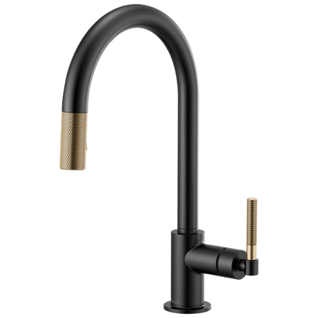 Brizo 63043LF-GL Pull-Down Kitchen Faucet, Luxe Gold Finish 2