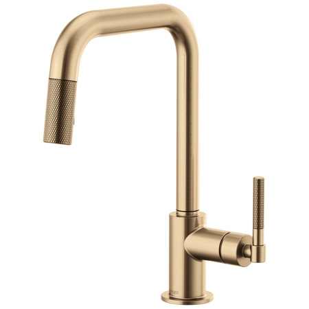 Brizo 63053LF-GL Pull-Down Kitchen Faucet, Luxe Gold 1