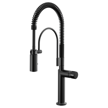 Semi-Professional Kitchen Faucet W/ Black Crystal Knob Handle Kit 1