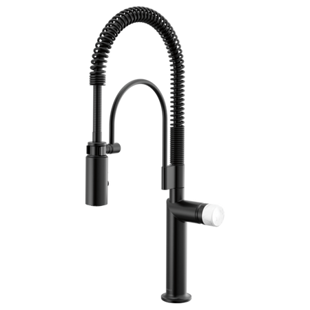 Semi-Professional Kitchen Faucet W/ White Marble Knob Handle Kit 1