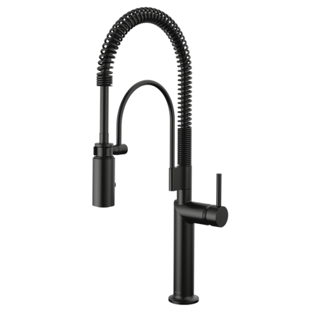 Semi-Professional Kitchen Faucet W/ Metal Lever Handle Kit 1