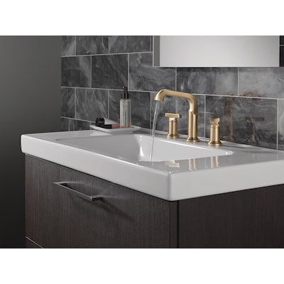 Delta Two Handle Widespread Bathroom Faucet in Lumicoat 6
