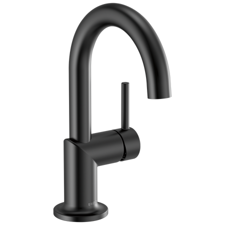 Brizo 65175LF-BL Single Handle Bathroom Faucet, Matte Black