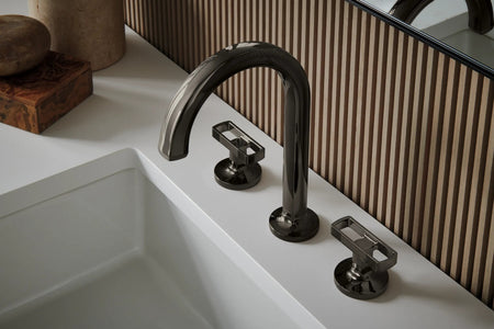 Brizo 65306LF Widespread Lavatory Faucet with Knob Handles 1