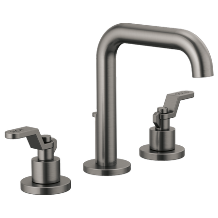 Widespread Lavatory Faucet With High Spout W/ Widespread Handle Kit - Industrial Lever 6