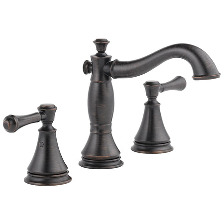 Delta Cassidy Bathroom Faucet, Two-Handle Widespread 6