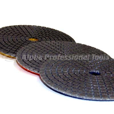 Alpha Ceramica Metal Diamond Polishing Pads for Stone – 3″ & 4″ | 60–300 Grit 2