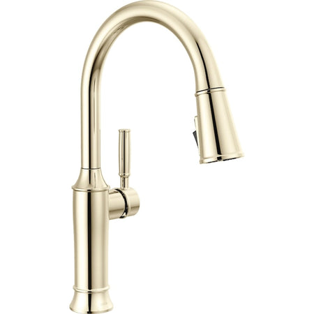 Delta Renaldi Single Handle Pull-Down Kitchen Faucet in Lumicoat 3