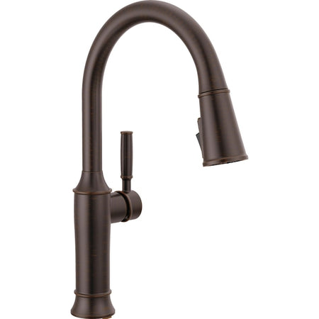 Delta Renaldi Single Handle Pull-Down Kitchen Faucet in Lumicoat 5