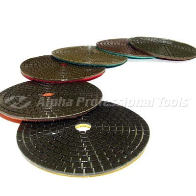 Alpha Ceramica Resin Diamond Polishing Pads – 3", 4", 5" | 150–3000 Grit 2