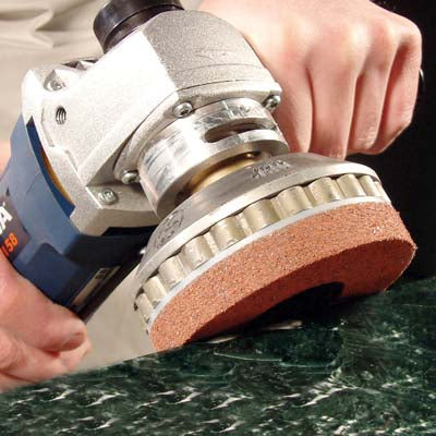 Alpha PVA Quick Change Polishing Pads 4" 5/8"-11 – #40–#600 Grit & Kit 3