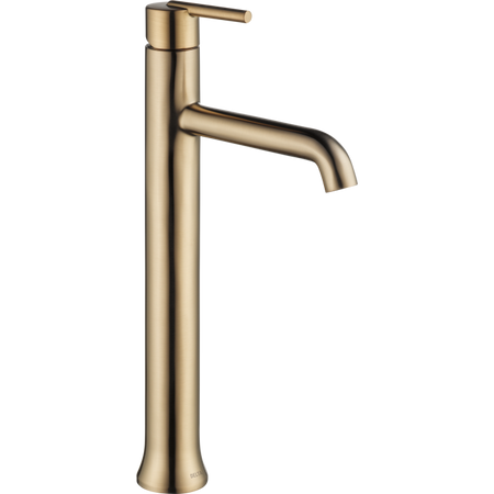 Delta Vessel Bathroom Faucet, 1 Liter, Without Drain – Champagne Bronze 1