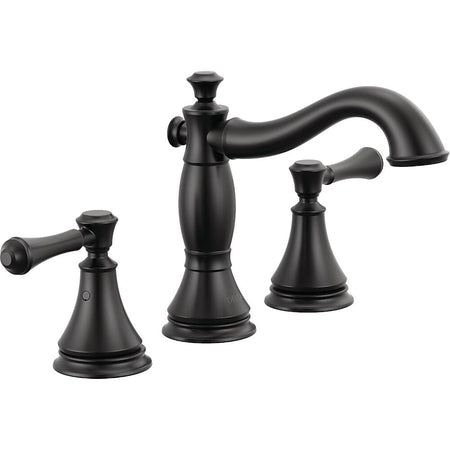 Delta Cassidy Bathroom Faucet, Two-Handle Widespread 4