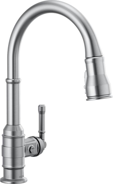 Delta Single Handle Pull-Down Kitchen Faucet 2