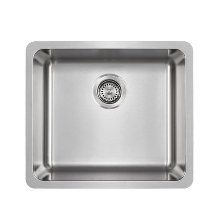 Jade- Amethyst 18 Gauge Single Bowl Undermount Bar Sink, Radial Corners, 20x18x9 1