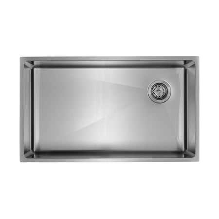 Master Chef -  Amiens Right Drain Stainless Steel UM Sink RADIAL CORNER 31-1/2' x 18-1/2' x 9' 1