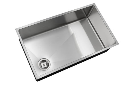 Master Chef -  Amiens Right Drain Stainless Steel UM Sink RADIAL CORNER 31-1/2' x 18-1/2' x 9' 3