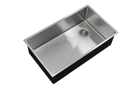 Master Chef -  Amiens Right Drain Stainless Steel UM Sink RADIAL CORNER 31-1/2' x 18-1/2' x 9' 5