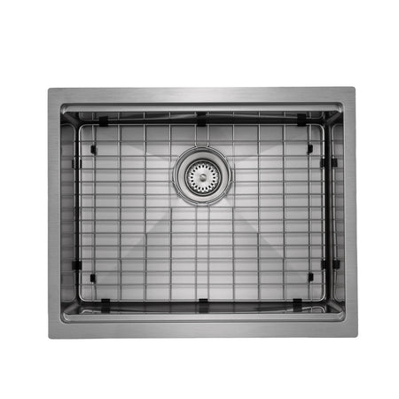 Master Chef - Armada  24" Prep Size Stainless Steel Kitchen Sink with Nanized Finish 5