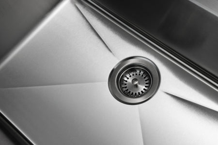 Master Chef- Bastia 27 16 Gauge Single Bowl Stainless Bar Sink, Radial Corners, 27x18x92 2